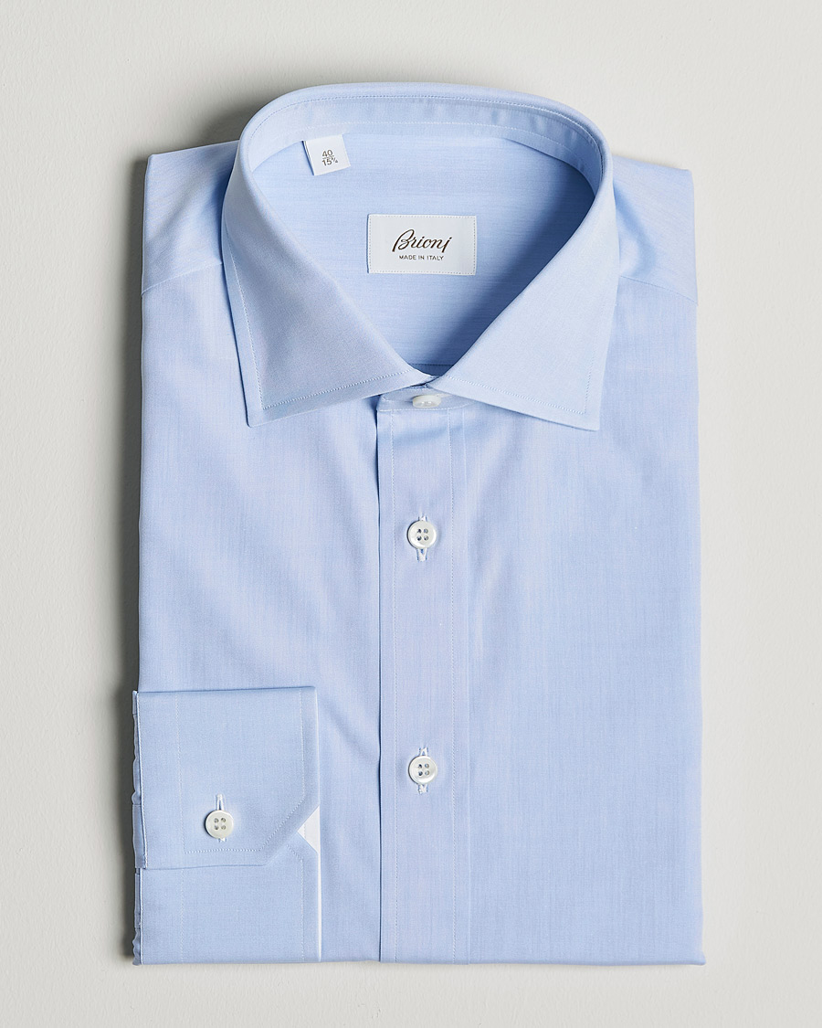 Mies | Kauluspaidat | Brioni | Slim Fit Dress Shirt Light Blue