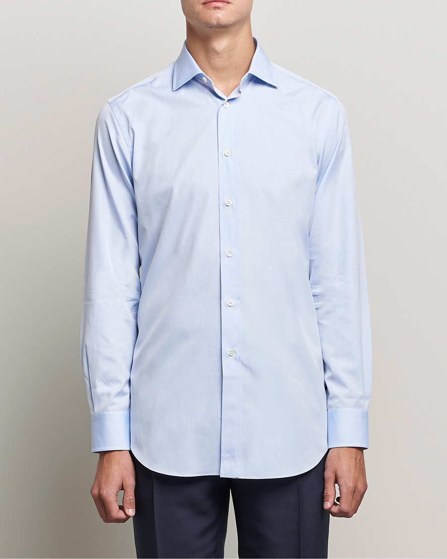 Mies | Kauluspaidat | Brioni | Slim Fit Dress Shirt Light Blue