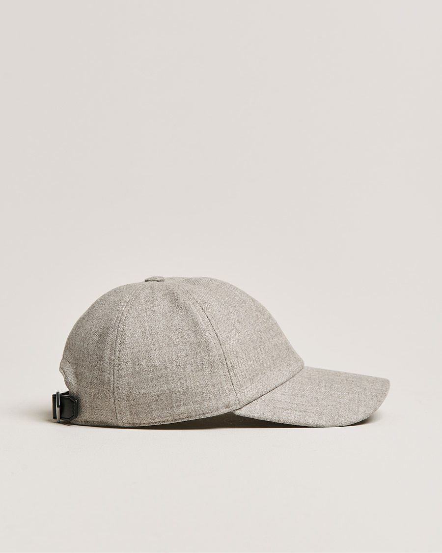 Mies | Brioni Cashmere Flannel Baseball Cap Light Grey | Brioni | Cashmere Flannel Baseball Cap Light Grey