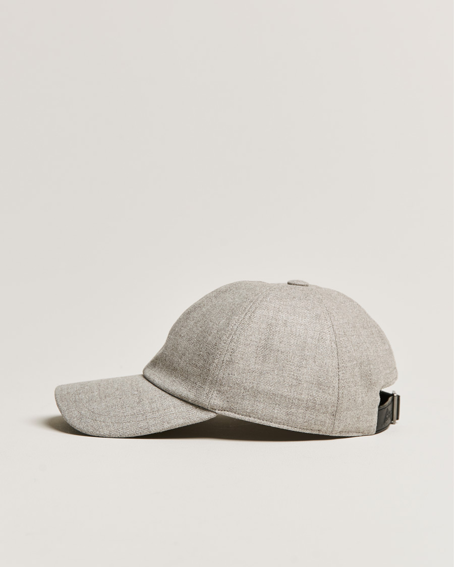 Mies | Brioni Cashmere Flannel Baseball Cap Light Grey | Brioni | Cashmere Flannel Baseball Cap Light Grey