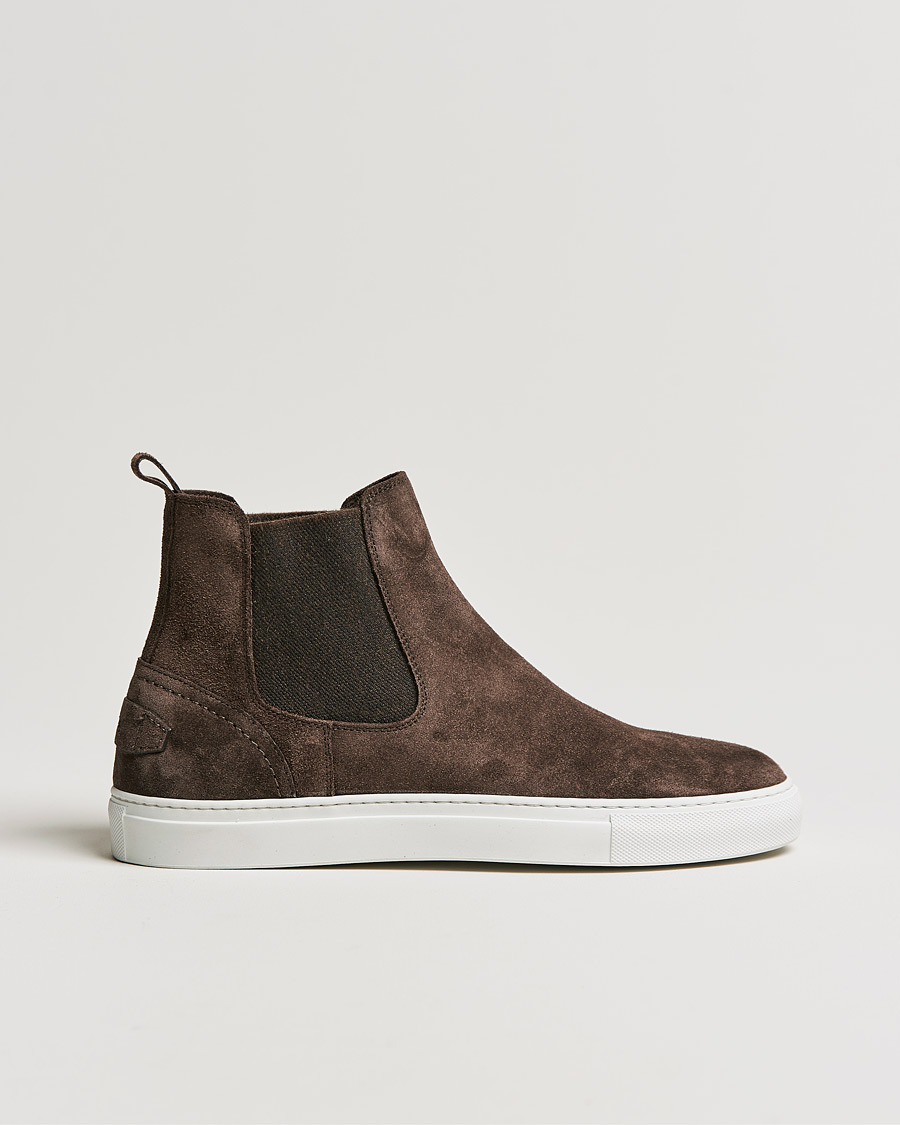 Mies | Brioni Classic Sneakers Dark Brown Suede | Brioni | Classic Sneakers Dark Brown Suede
