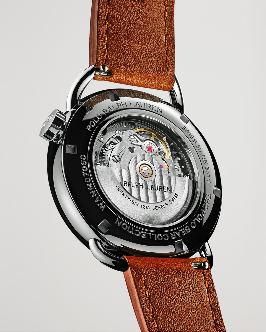 Mies | Fine watches | Polo Ralph Lauren | 42mm Automatic Flag Bear White Dial 
