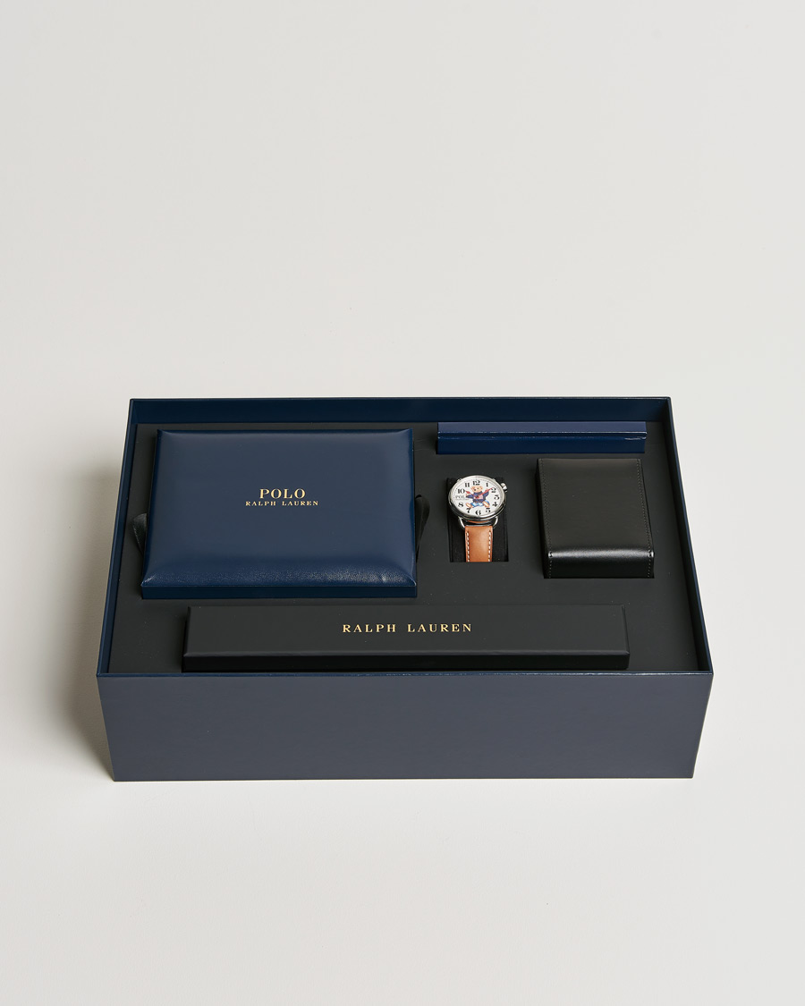 Mies | Fine watches | Polo Ralph Lauren | 42mm Automatic Flag Bear White Dial 