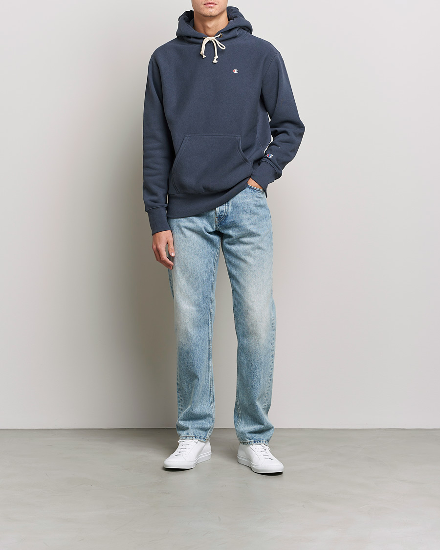 Mies | Puserot | Champion | Reverse Weave Soft Fleece Hood Navy