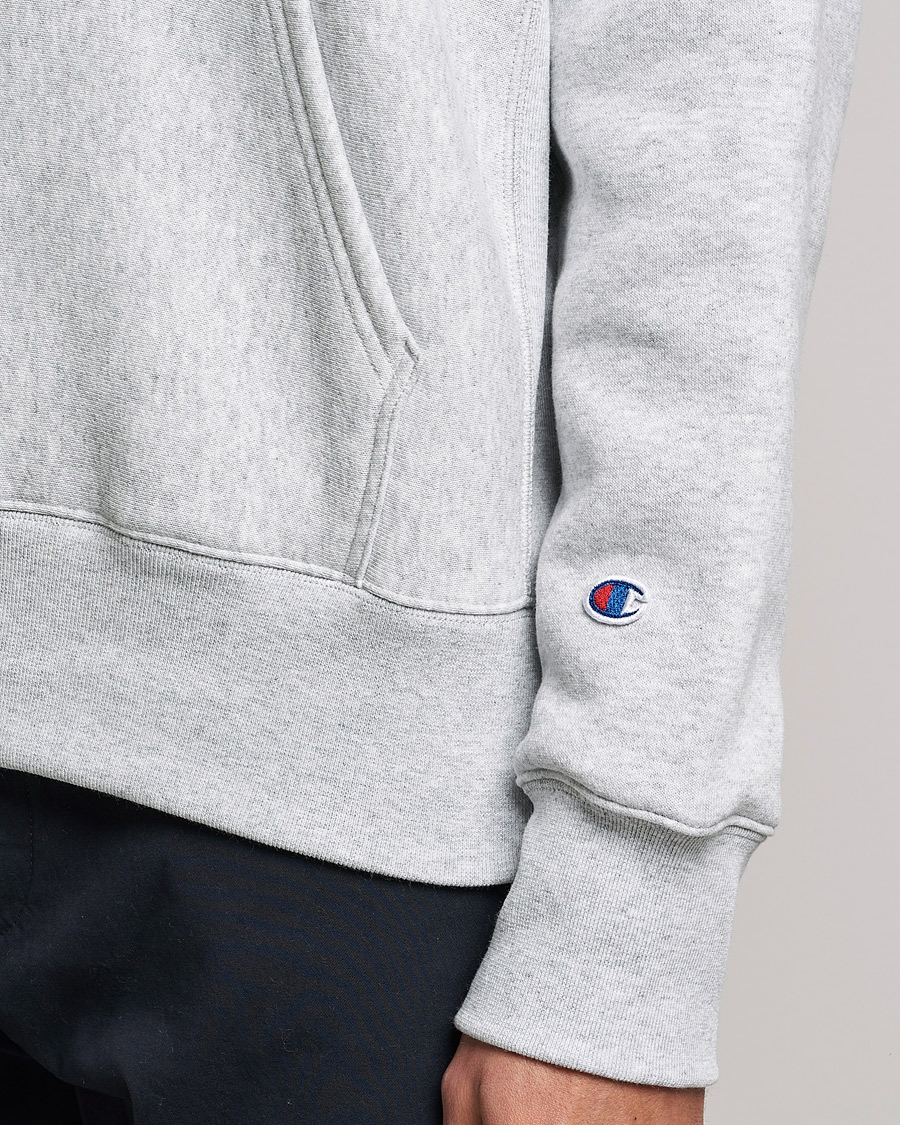 Mies | Puserot | Champion | Reverse Weave Soft Fleece Hood Grey Melange