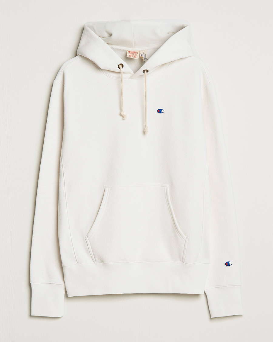 Mies | Puserot | Champion | Reverse Weave Soft Fleece Hood White