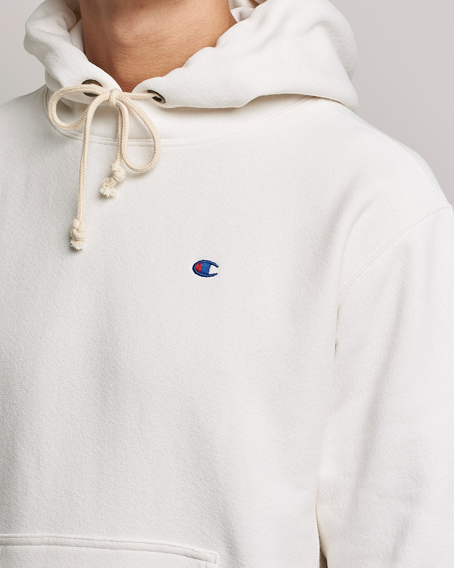 Mies | Puserot | Champion | Reverse Weave Soft Fleece Hood White