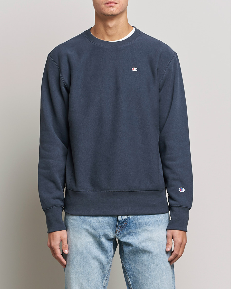 Mies |  | Champion | Reverse Weave Soft Fleece Sweatshirt Navy