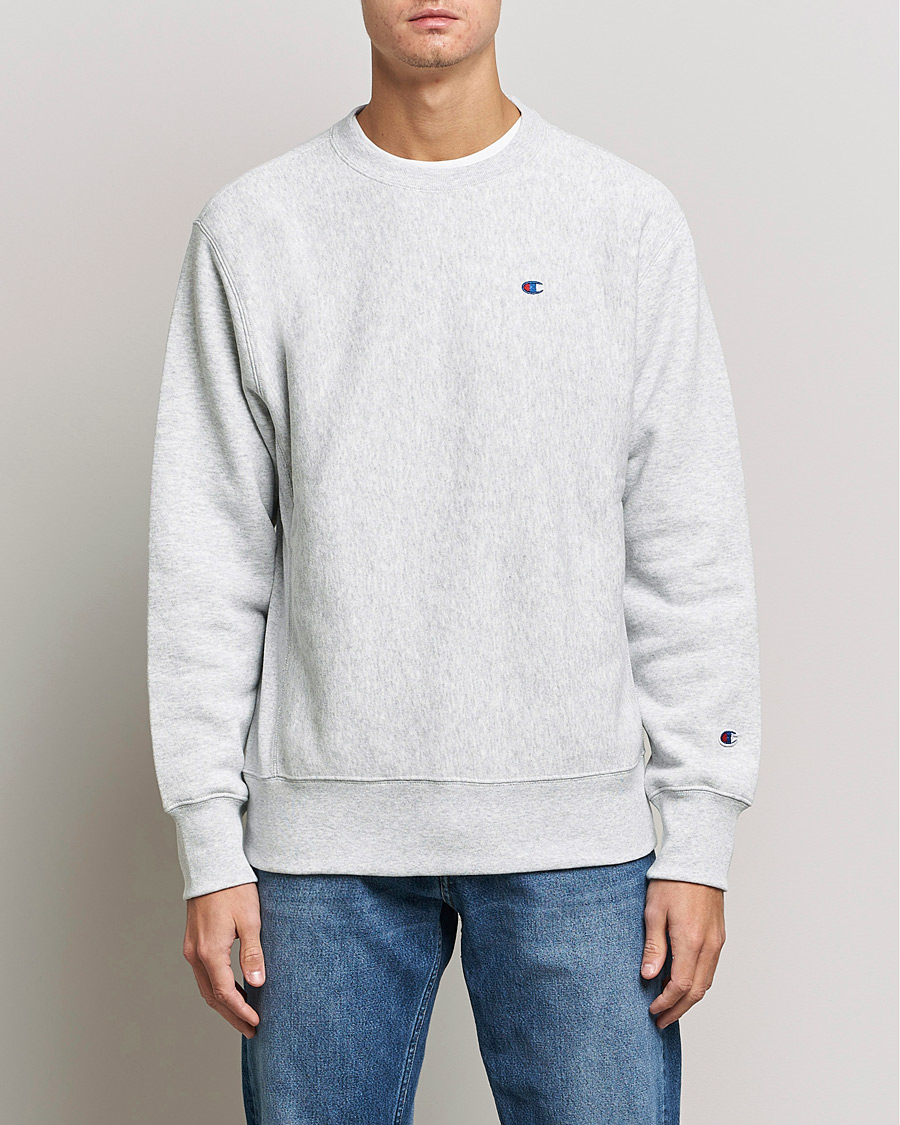 Mies |  | Champion | Reverse Weave Soft Fleece Sweatshirt Grey Melange