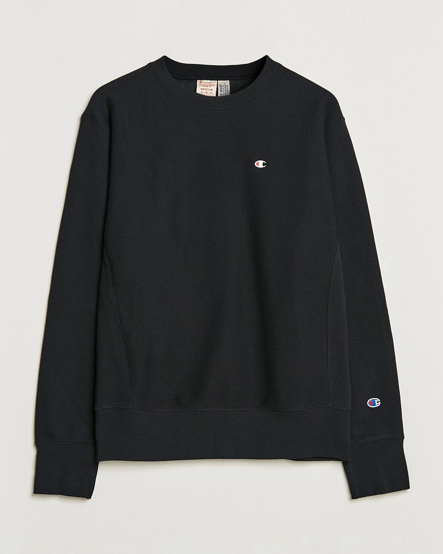 Mies | Puserot | Champion | Reverse Weave Soft Fleece Sweatshirt Black