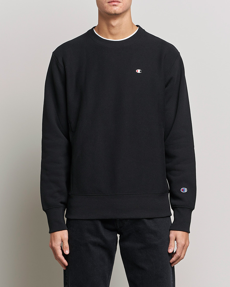 Mies | Champion | Champion | Reverse Weave Soft Fleece Sweatshirt Black