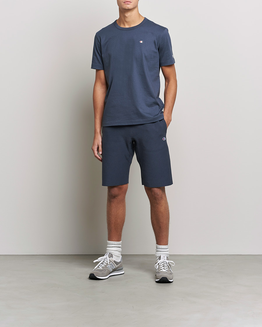 Mies | Shortsit | Champion | Reverse Weave Soft Fleece Sweatshorts Navy