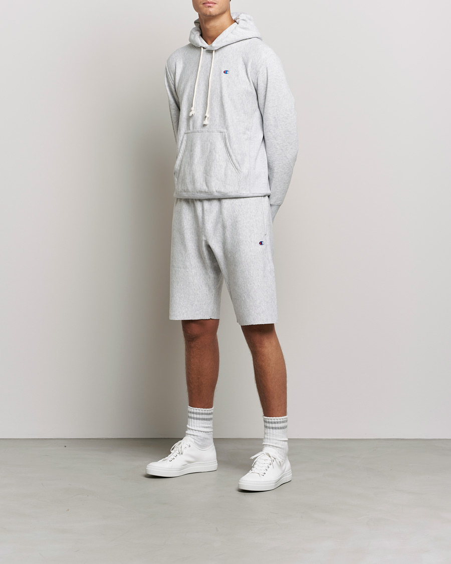 Mies | Shortsit | Champion | Reverse Weave Soft Fleece Sweatshorts Grey Melange