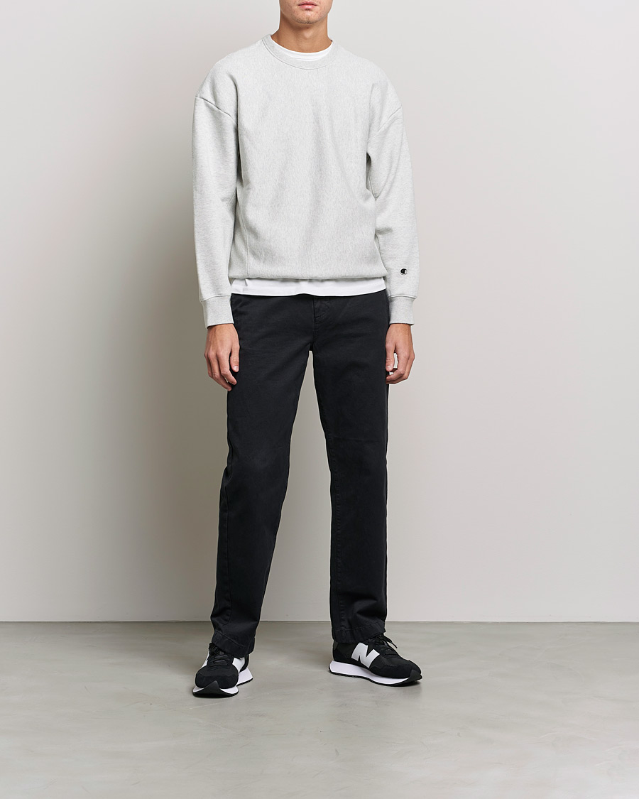 Mies | Puserot | Champion | Heritage Garment Dyed Sweatshirt Grey Melange