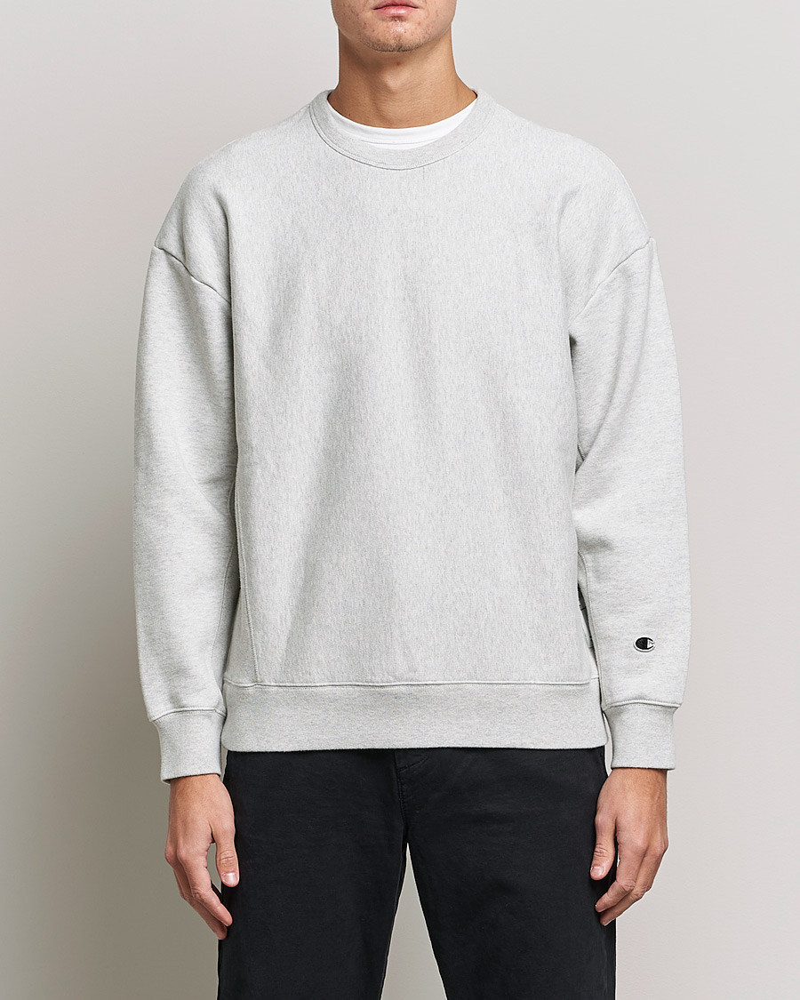 Mies | Collegepuserot | Champion | Heritage Garment Dyed Sweatshirt Grey Melange