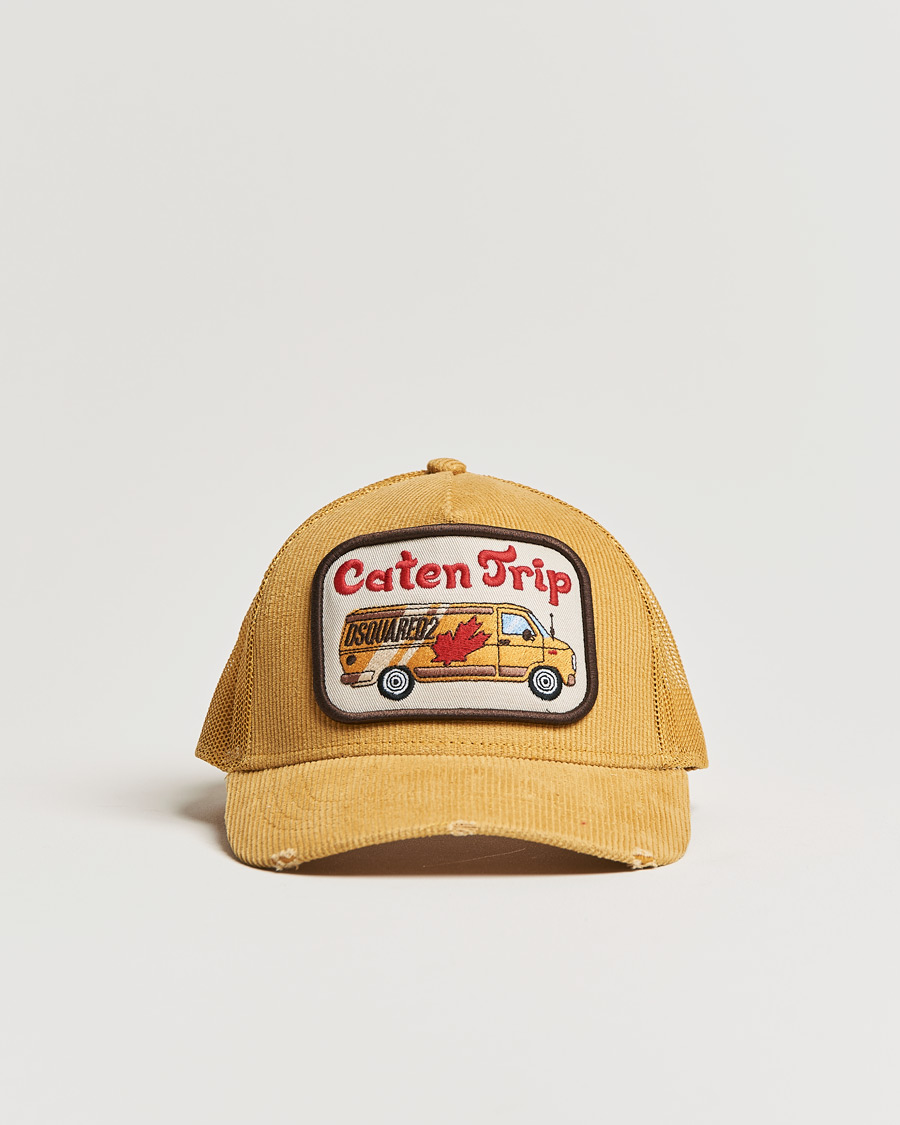 Mies | Dsquared2 Caten Trip Baseball Cap Mustard | Dsquared2 | Caten Trip Baseball Cap Mustard