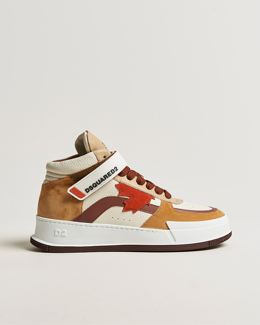 Miehet |  | Dsquared2 | Canadian High Tops White/Camel