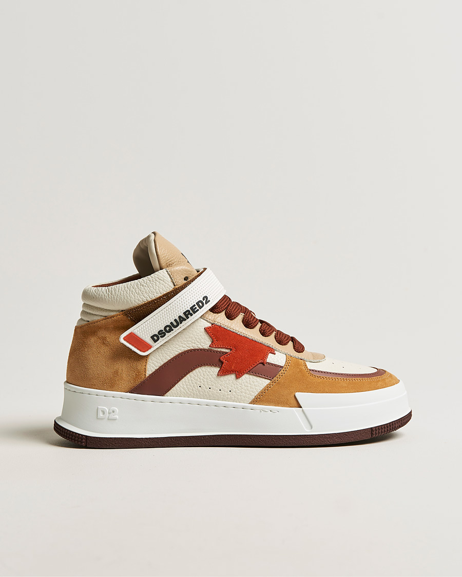 Mies | Dsquared2 Canadian High Tops White/Camel | Dsquared2 | Canadian High Tops White/Camel