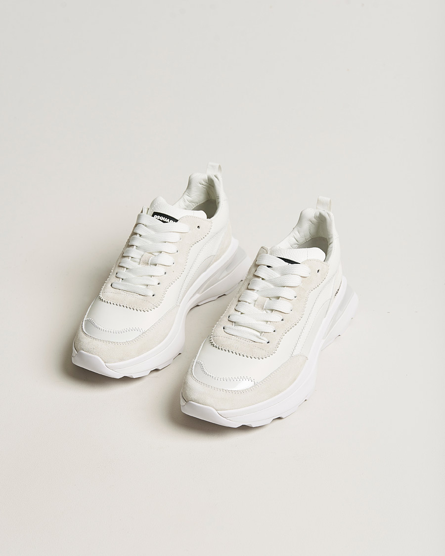 Mies | Valkoiset tennarit | Dsquared2 | Slash Running Sneakers White