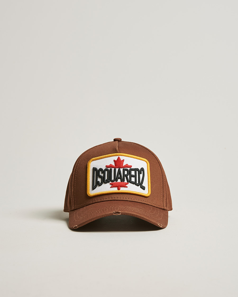 Mies | Dsquared2 D2 Patch Baseball Cap Hazel | Dsquared2 | D2 Patch Baseball Cap Hazel