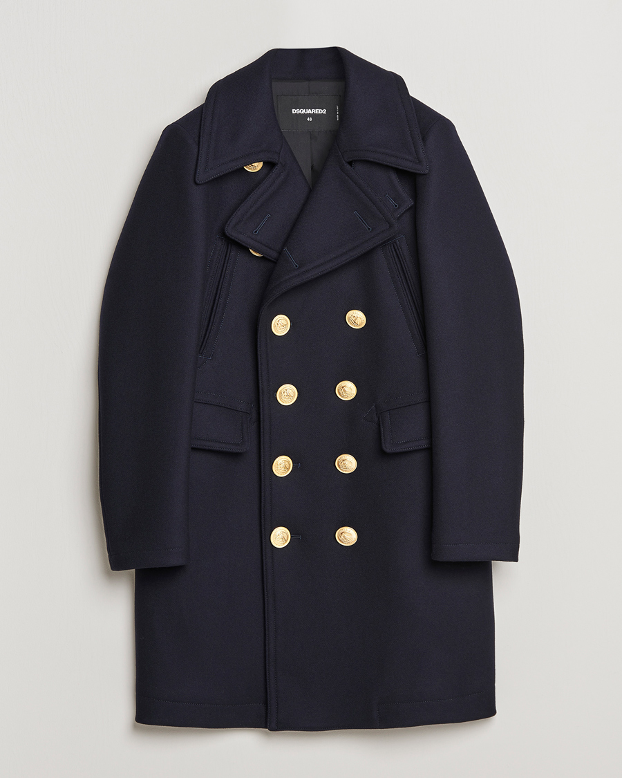 Mies | Takit | Dsquared2 | Double Breasted Sailor Coat Navy