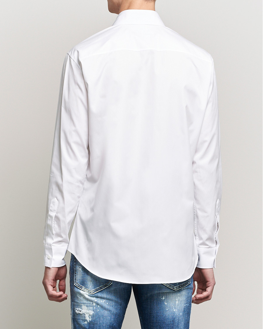 Mies | Kauluspaidat | Dsquared2 | Poplin Dress Shirt White