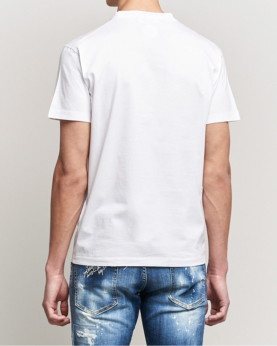 Mies | T-paidat | Dsquared2 | Mountain Cool Tee White