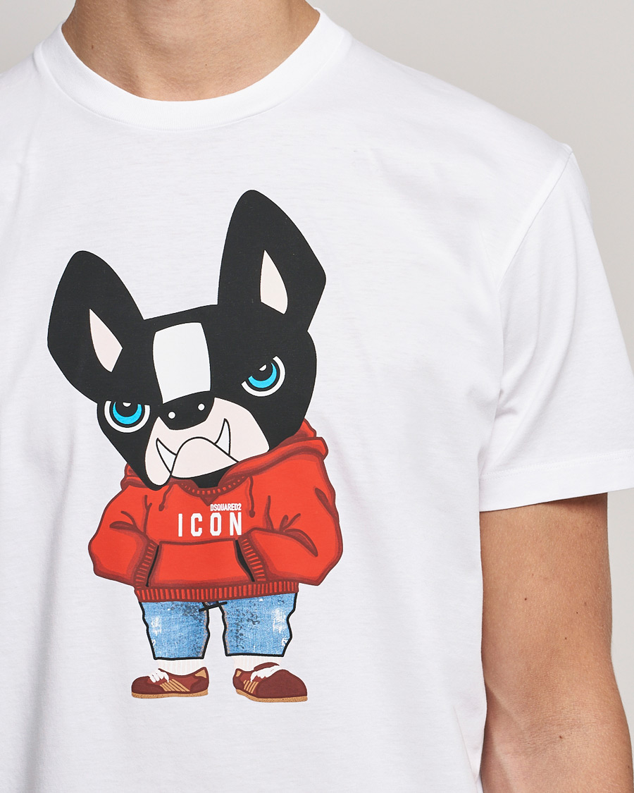 Mies | T-paidat | Dsquared2 | Icon Ciro Tee White