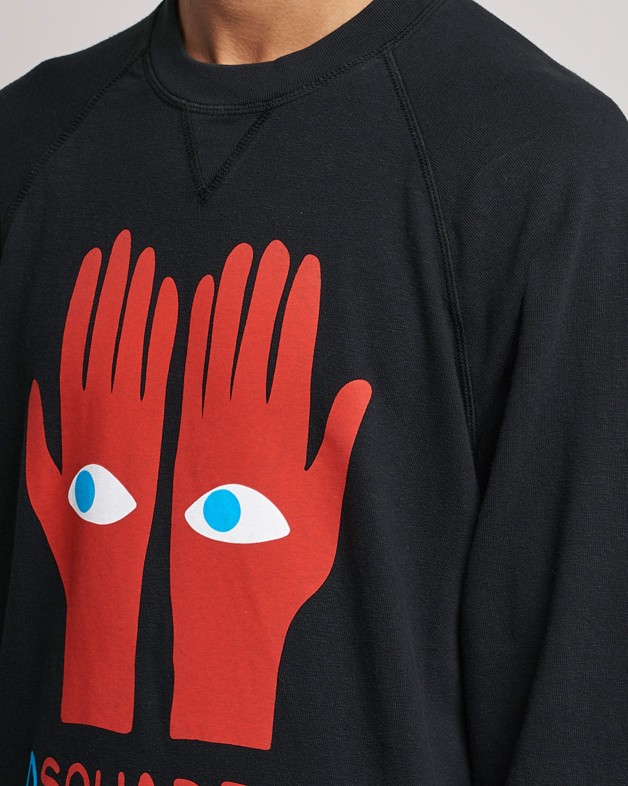 Mies | Puserot | Dsquared2 | Eyes On Hand Sweatshirt Black