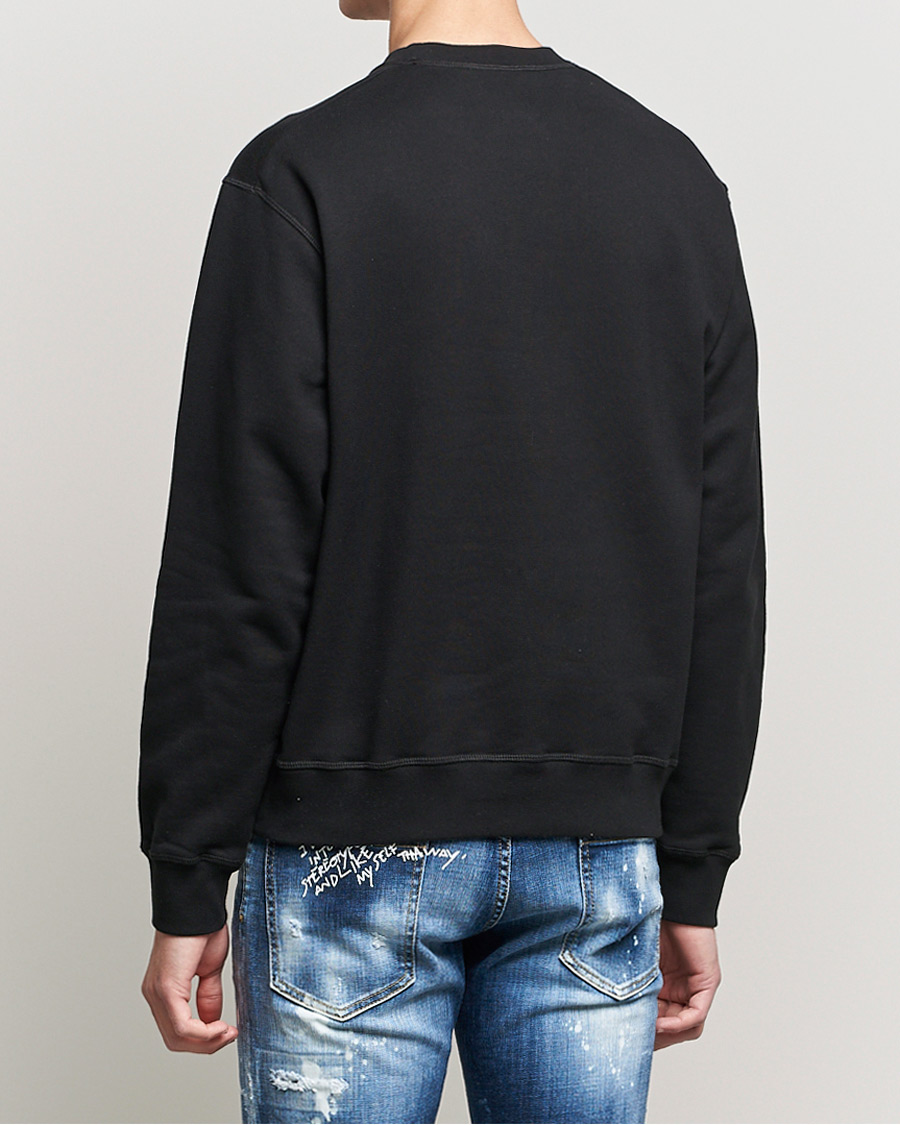 Mies | Puserot | Dsquared2 | Icon Logo Sweatshirt Black