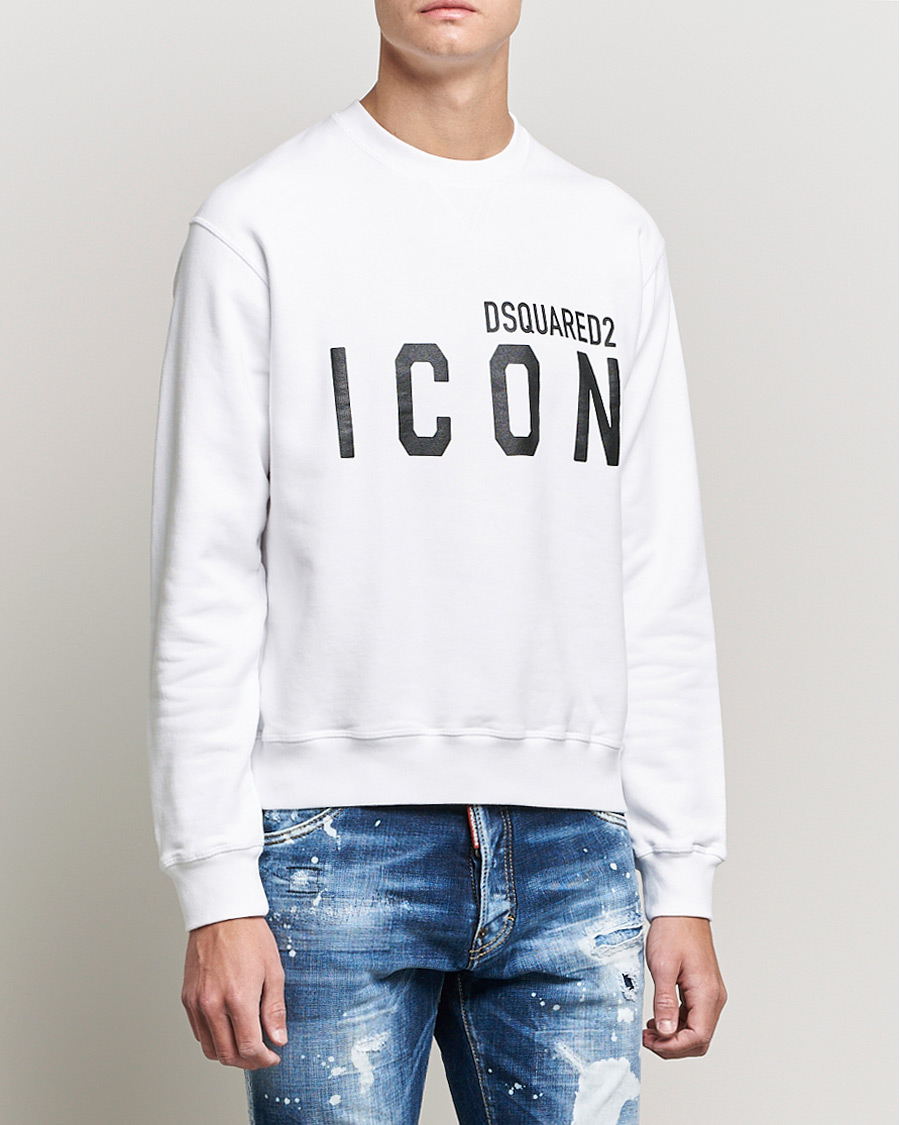 Mies | Dsquared2 | Dsquared2 | Icon Logo Sweatshirt  White
