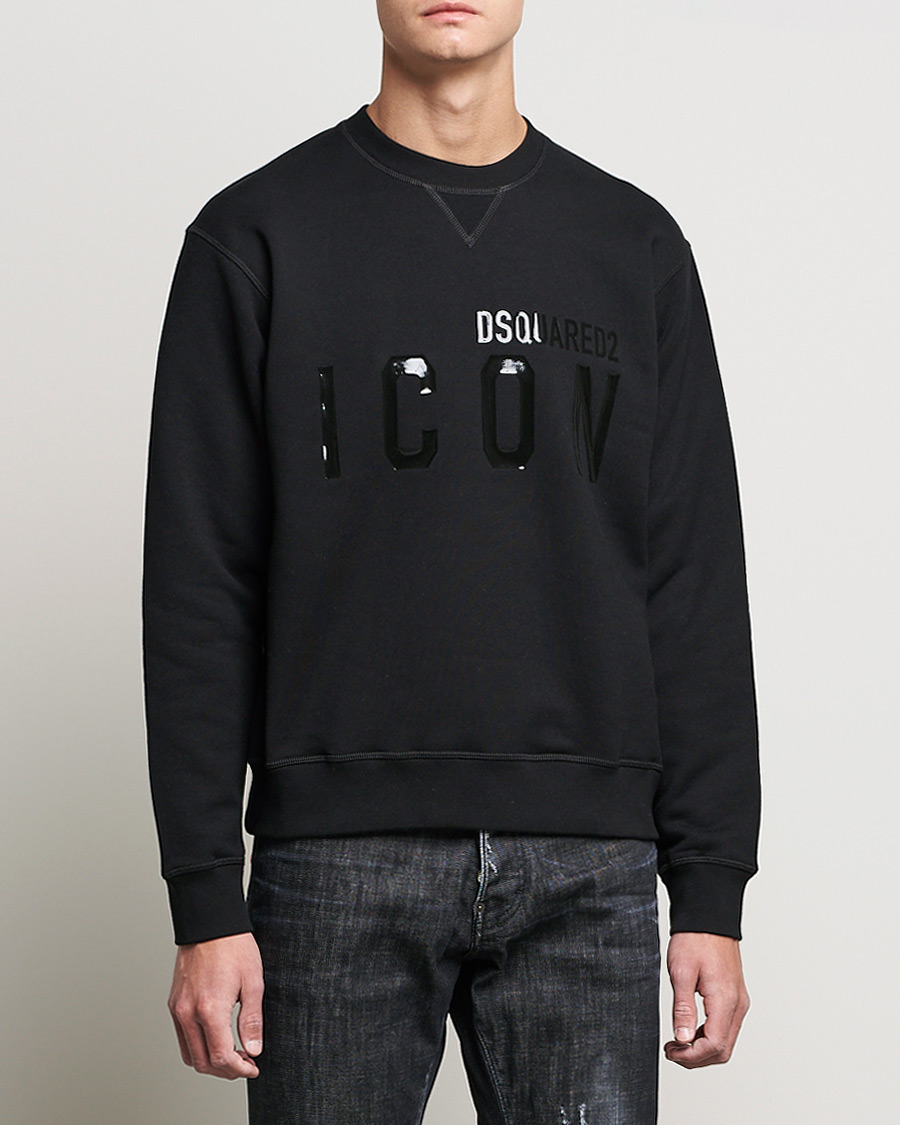 Mies |  | Dsquared2 | Icon Tonal Logo Sweatshirt Black