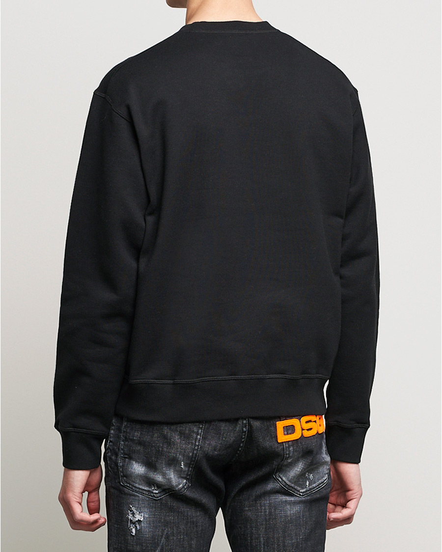 Mies | Puserot | Dsquared2 | Icon Tonal Logo Sweatshirt Black