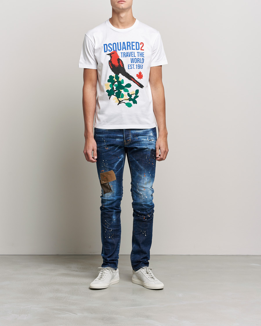 Mies | Farkut | Dsquared2 | Cool Guy Patch Jeans Blue Wash