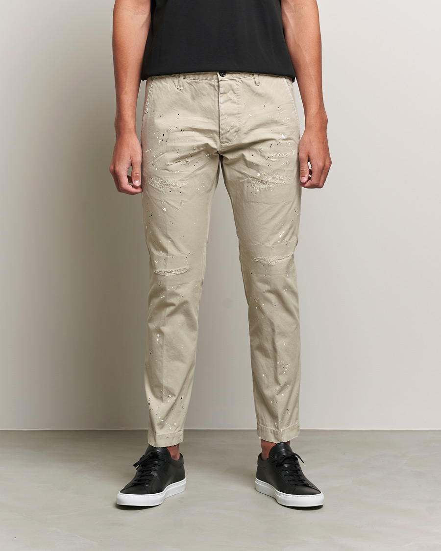 Mies | Housut | Dsquared2 | Cool Guy Distressed Chinos Sand