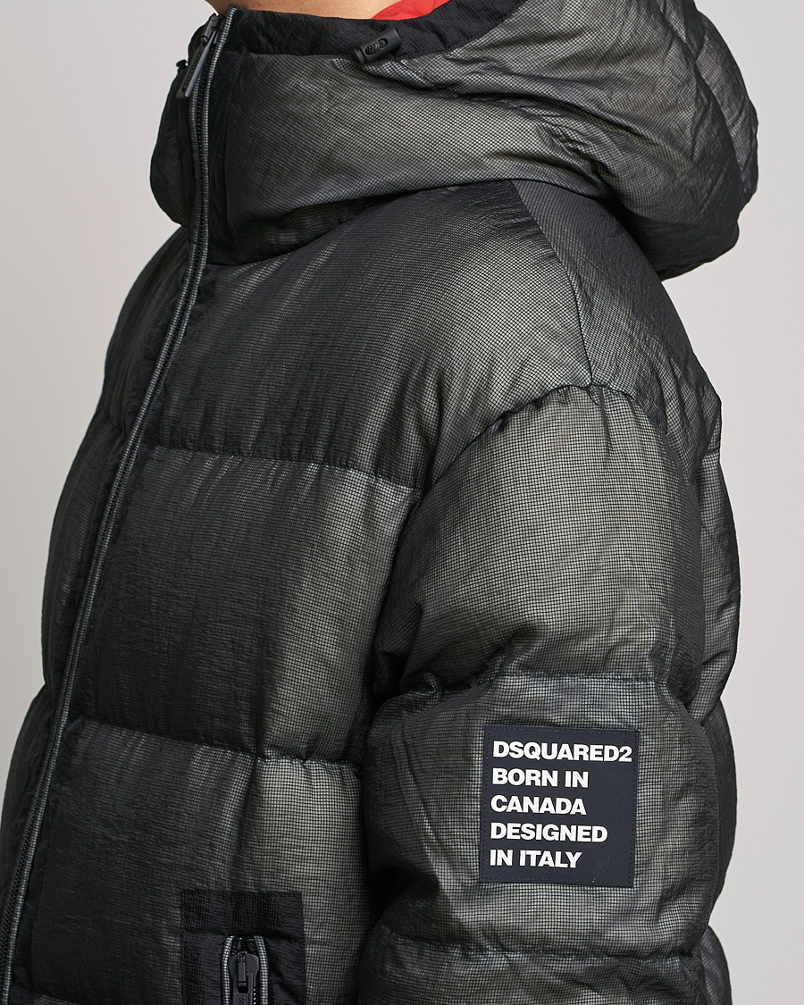 Mies | Takit | Dsquared2 | Balaclava Puffer Jacket Black