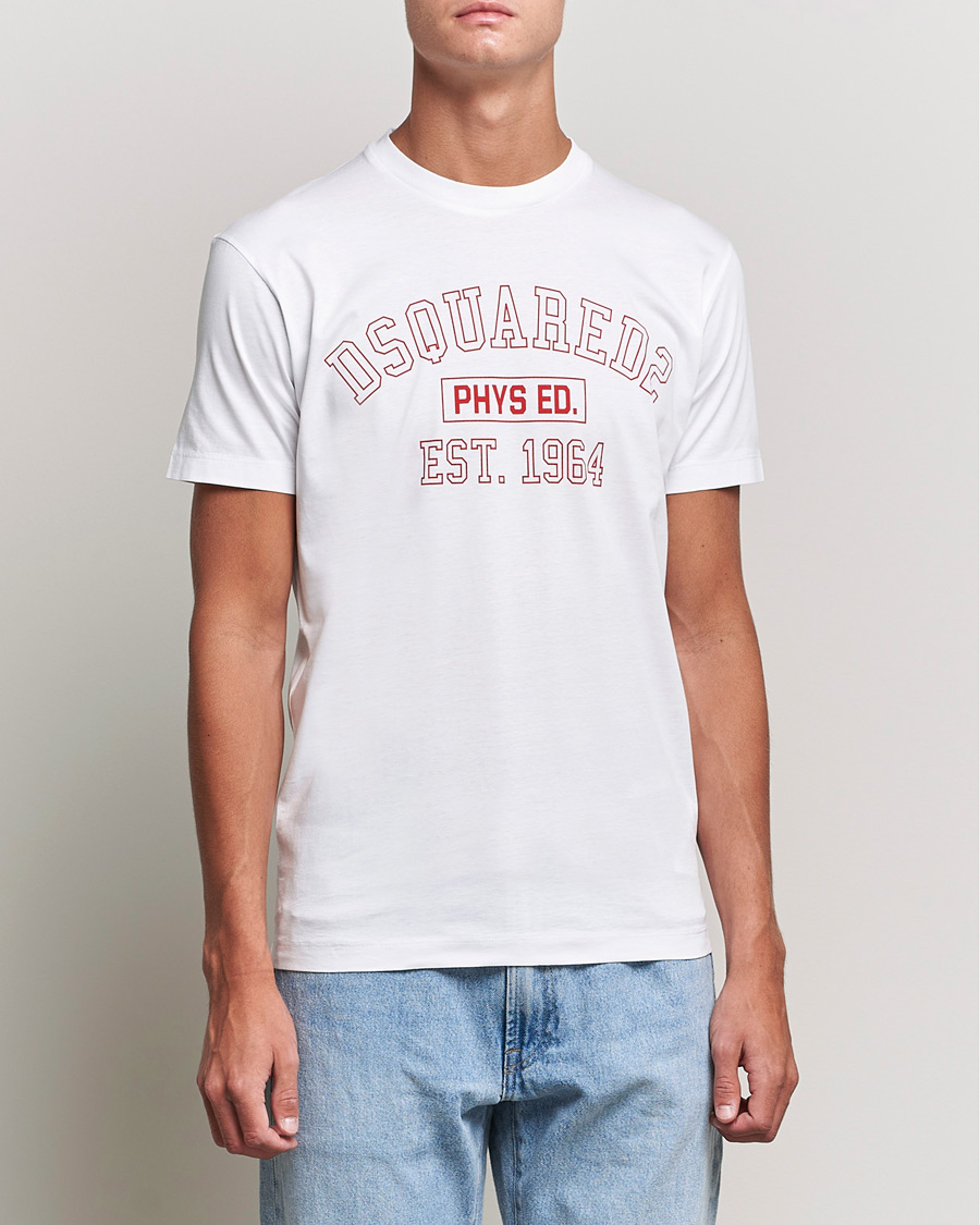 Mies | T-paidat | Dsquared2 | Phys Ed Cool Tee White