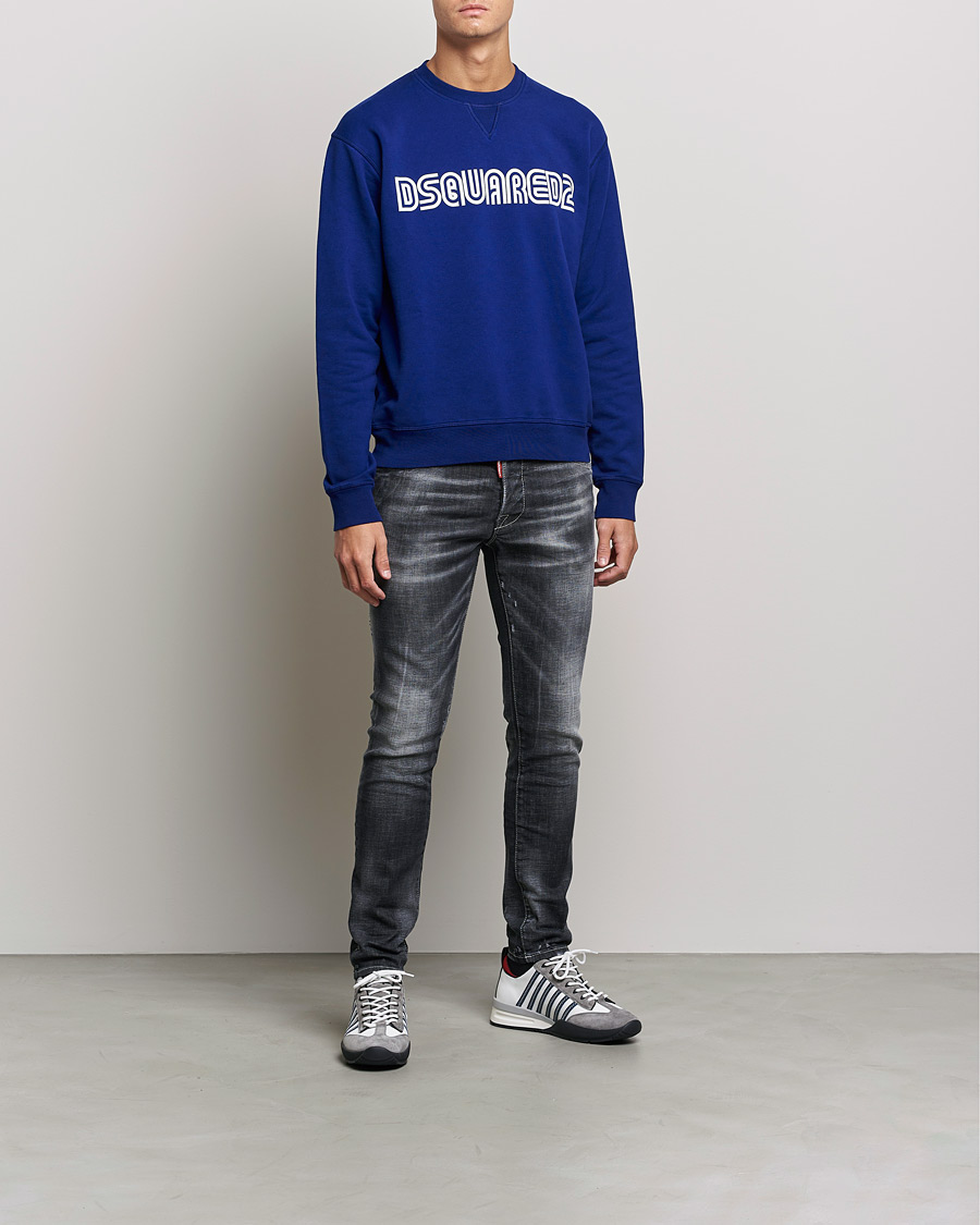 Mies | Farkut | Dsquared2 | Skater Jeans Black Wash