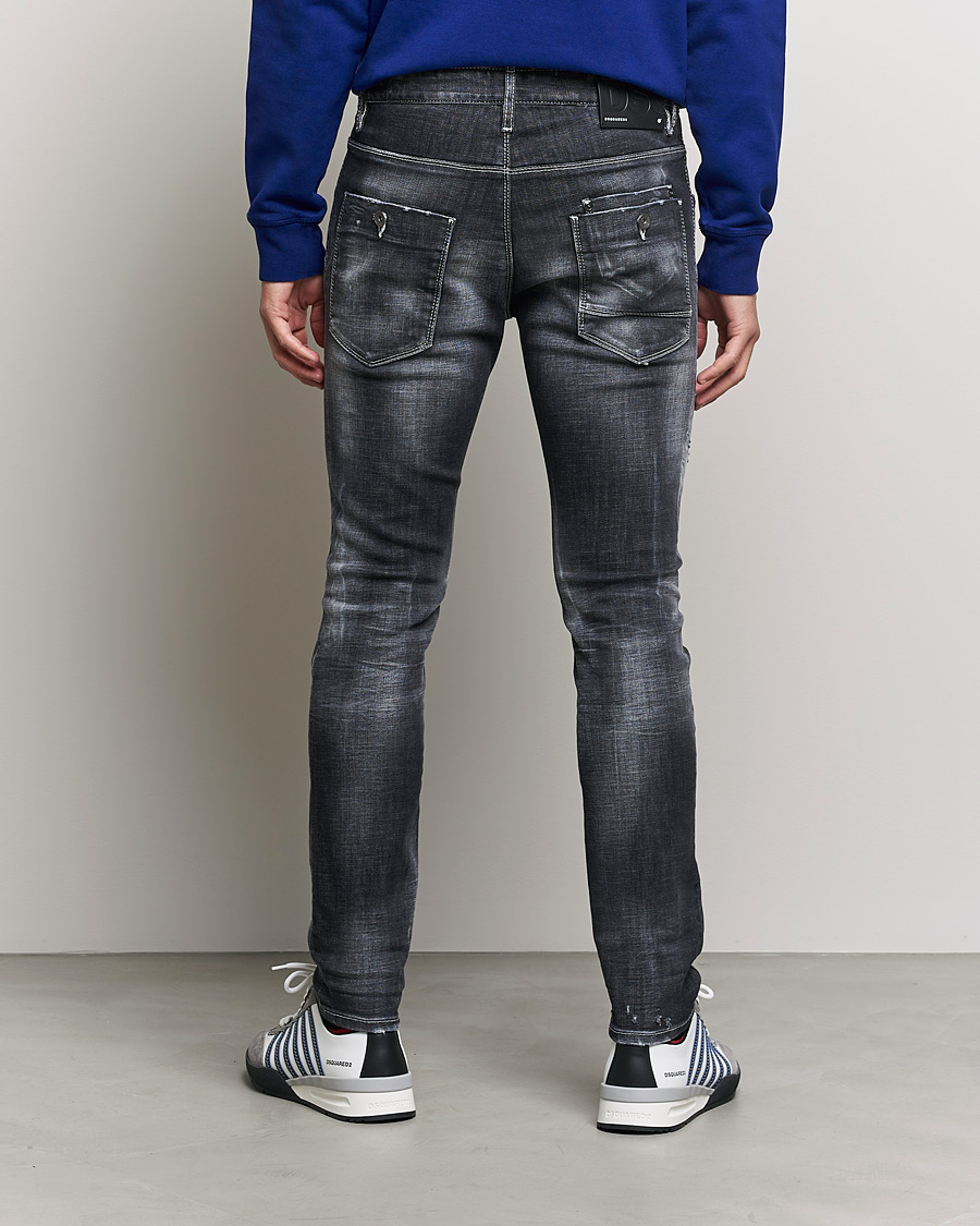 Mies | Farkut | Dsquared2 | Skater Jeans Black Wash