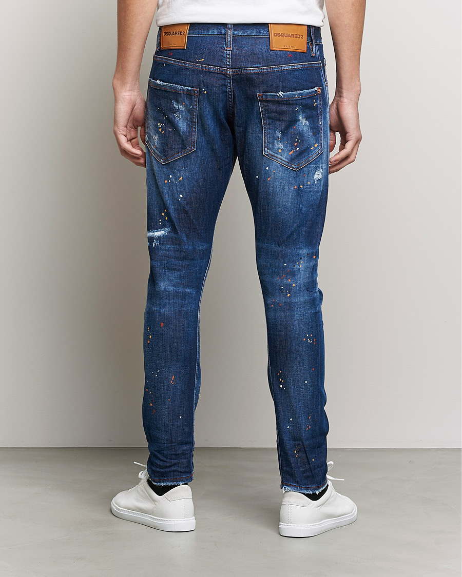 Mies | Farkut | Dsquared2 | Sexy Twist Jeans Deep Blue Wash