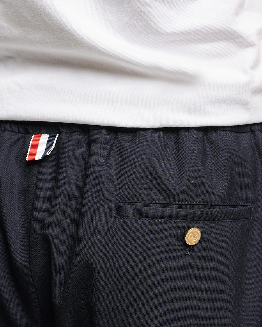 Mies | Housut | Thom Browne | 4 Bar Wool Track Trousers Navy