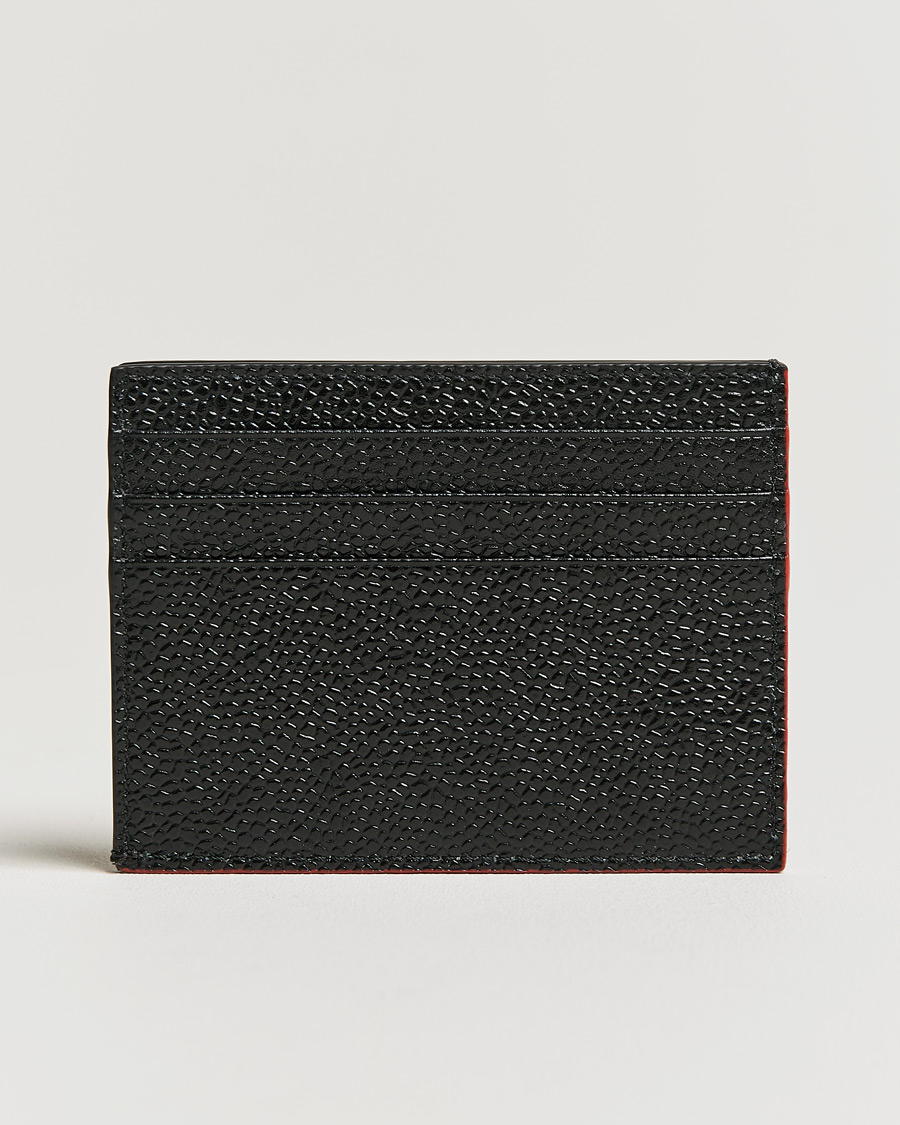Mies | Thom Browne Double Sided Card Holder Black | Thom Browne | Double Sided Card Holder Black