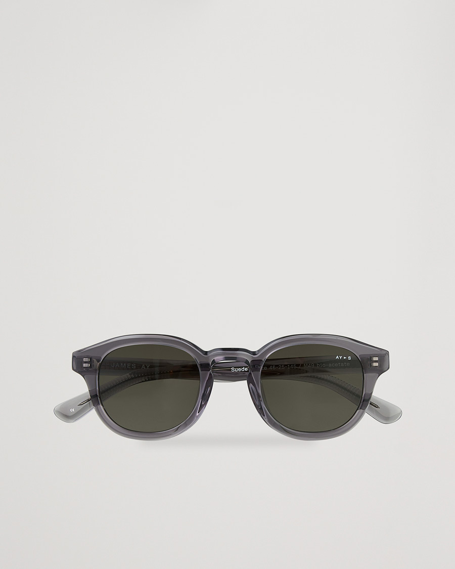 Miehet |  | James Ay | Suede Sunglasses Transparent Grey