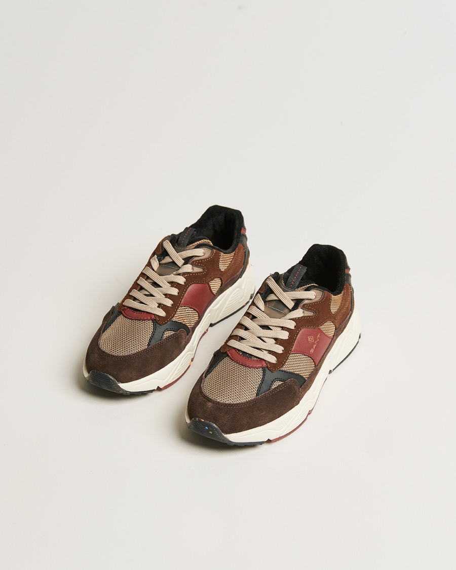Mies | Tennarit | GANT | Profellow Running Sneaker Dark Brown Multi