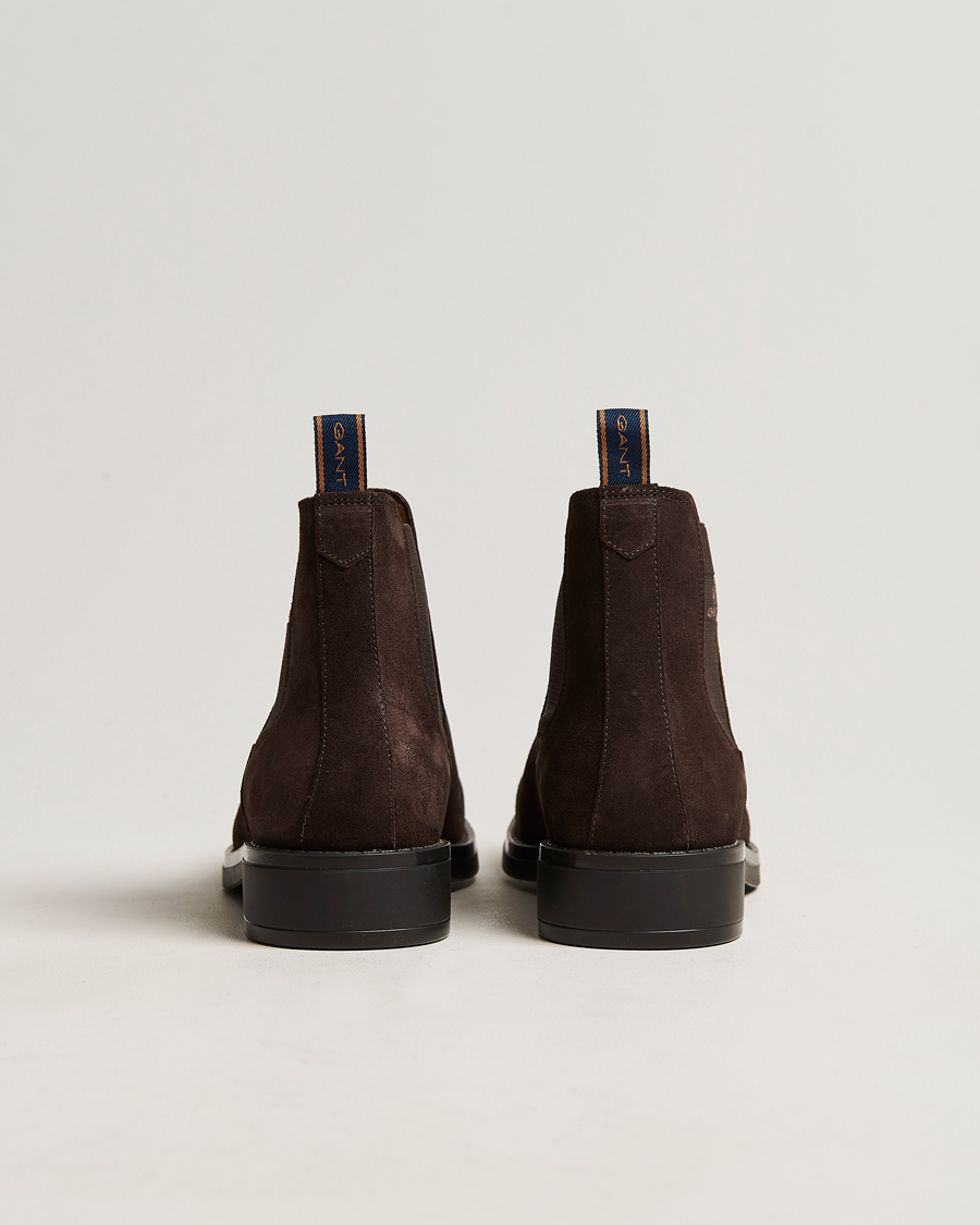 Mies | GANT Brookly Suede Chelsea Boot Dark Brown | GANT | Brookly Suede Chelsea Boot Dark Brown