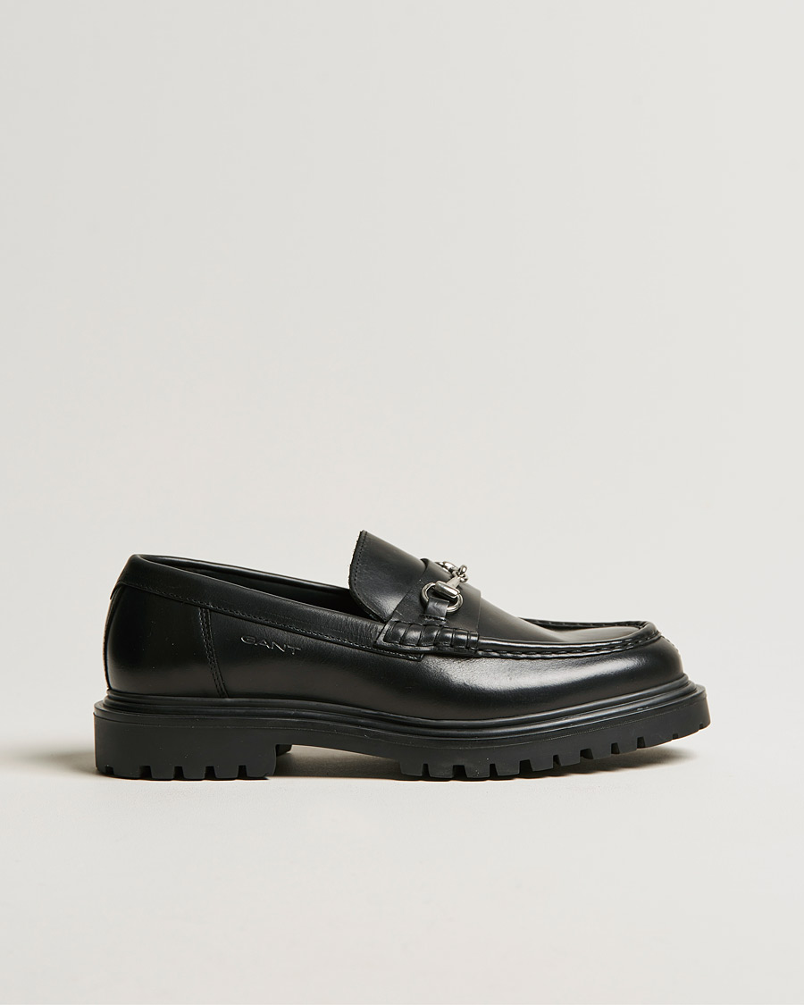 Mies | GANT Jackmote Leather Horsebit Loafer Black | GANT | Jackmote Leather Horsebit Loafer Black