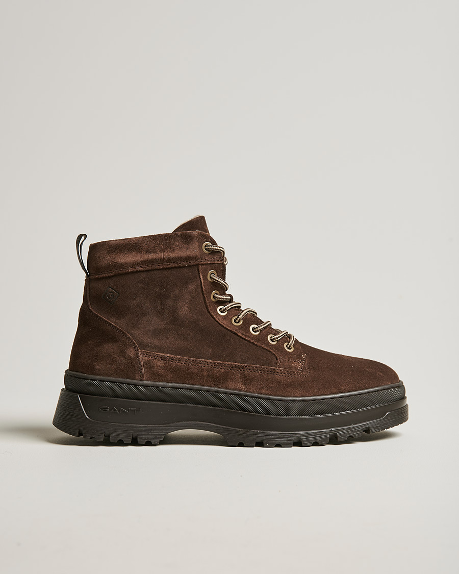 Mies | GANT St Grip Mid Lace Boot Dark Brown | GANT | St Grip Mid Lace Boot Dark Brown