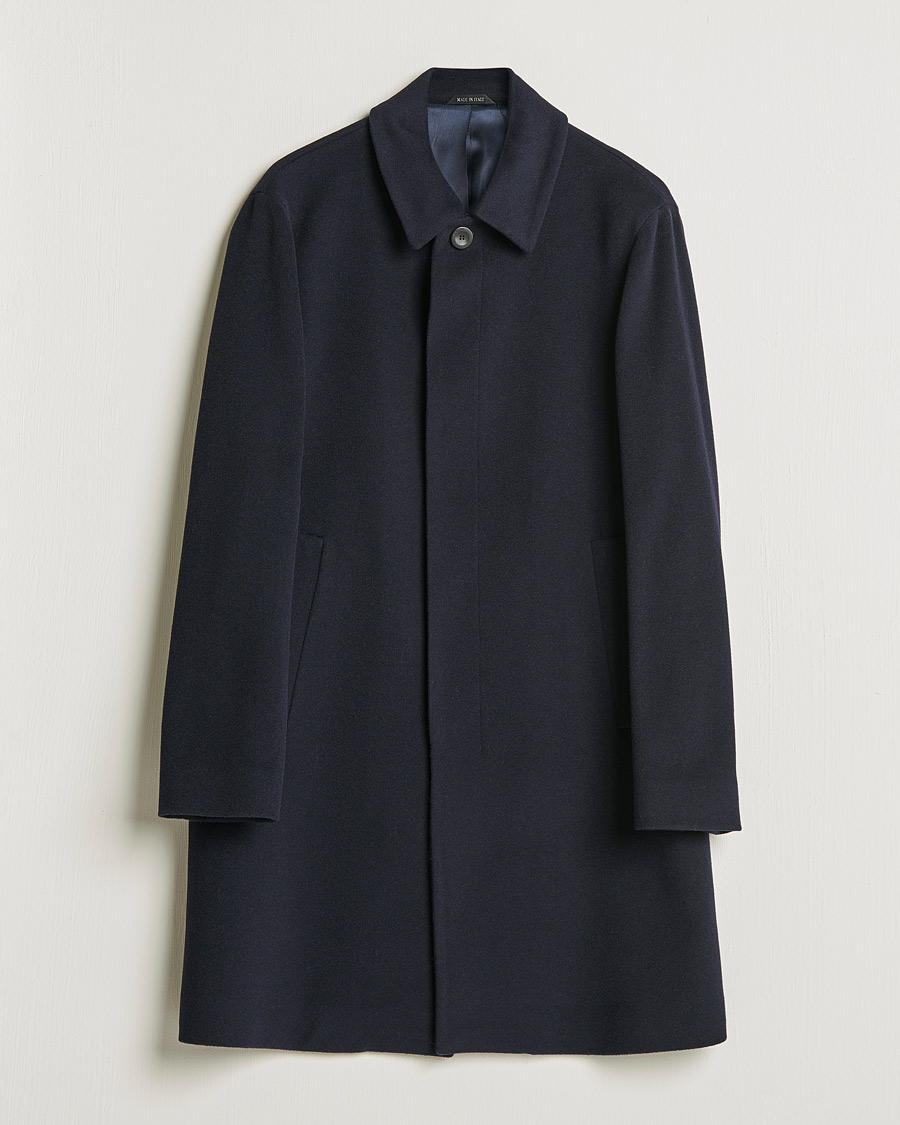Mies | Takit | Giorgio Armani | Cashmere Blend Coat Navy