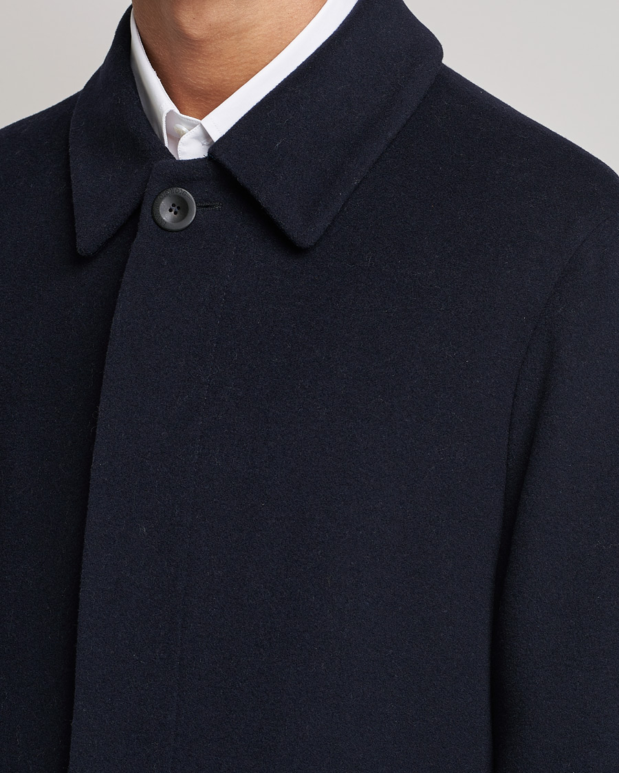 Mies | Takit | Giorgio Armani | Cashmere Blend Coat Navy