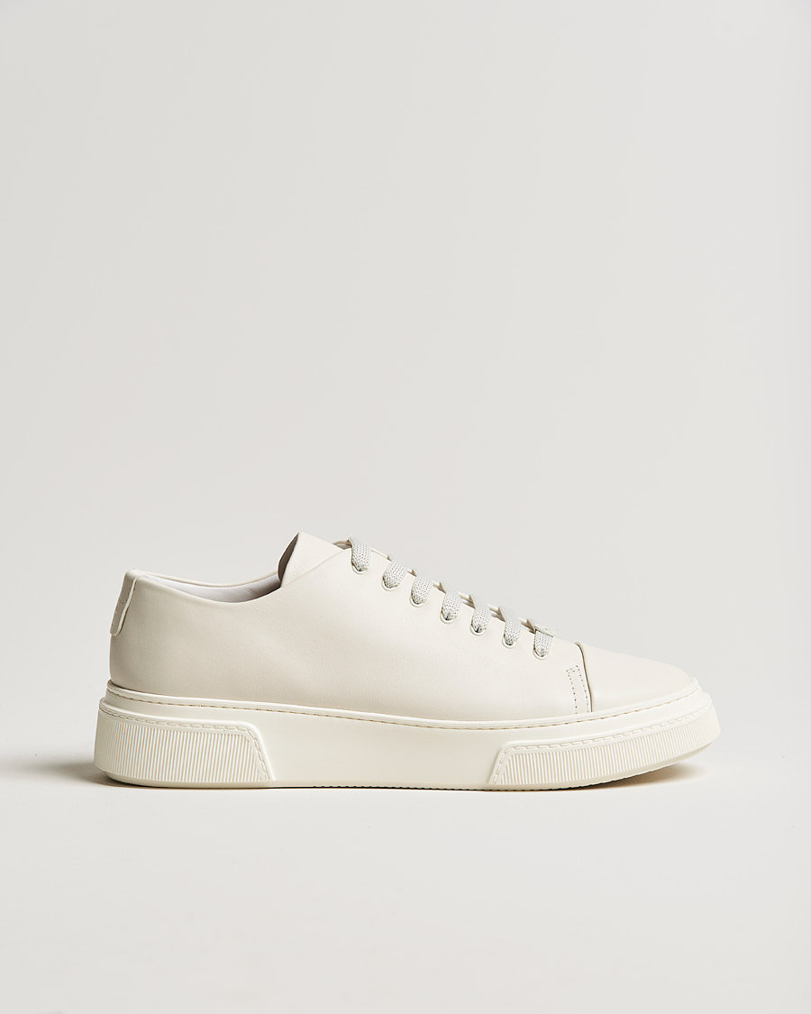Mies | Giorgio Armani Plain Sneakers Off White | Giorgio Armani | Plain Sneakers Off White